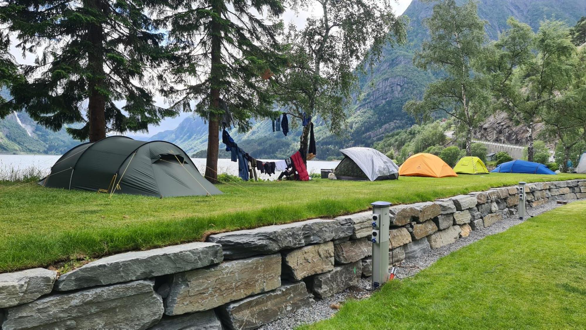 Trolltunga Camping 奥达 外观 照片
