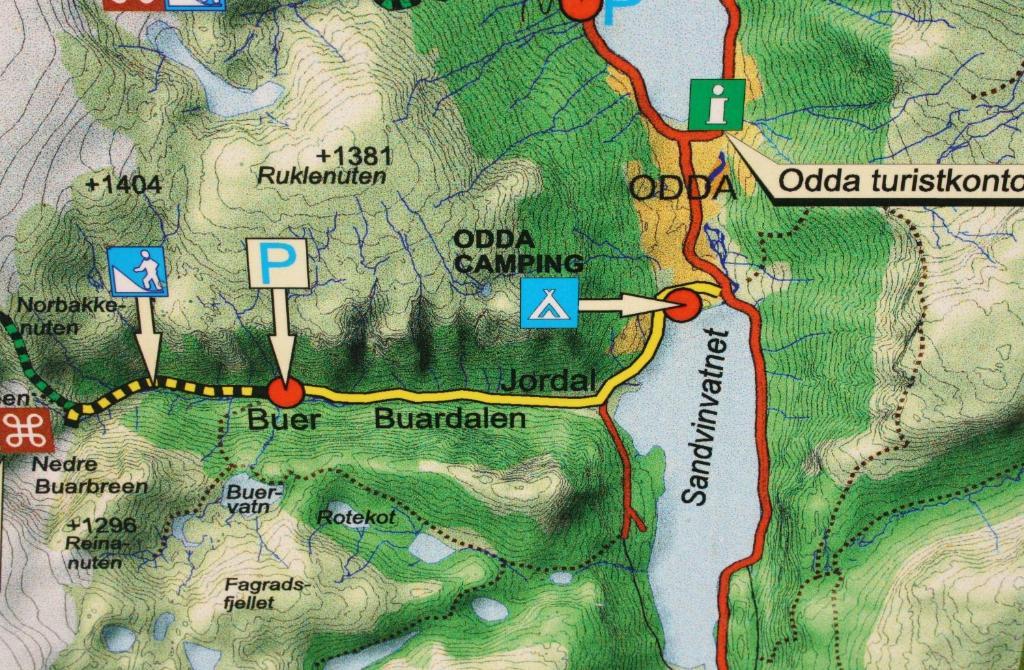 Trolltunga Camping 奥达 客房 照片