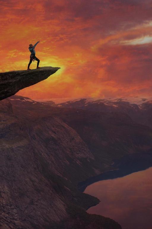 Trolltunga Camping 奥达 客房 照片